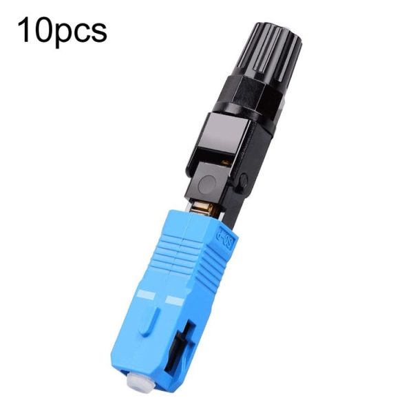 60mm 10pcs SC-UPC Telecom Grade FTTH Connector Pre-Embedded Cold Splice Coupler