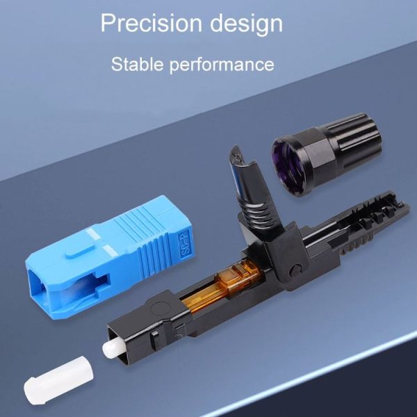 60mm 10pcs SC-UPC Telecom Grade FTTH Connector Pre-Embedded Cold Splice Coupler - Image 4