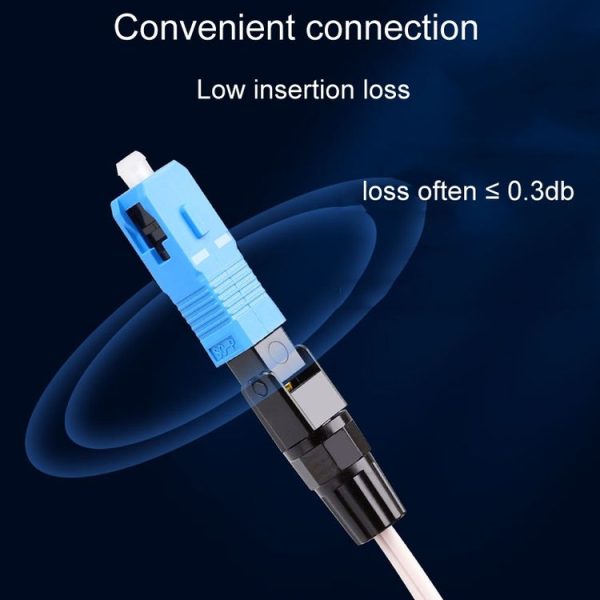 60mm 10pcs SC-UPC Telecom Grade FTTH Connector Pre-Embedded Cold Splice Coupler - Image 5