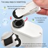 80X Children Mini Portable Microscope Student Antique Jewelry Identification Science Experiment Teaching Toy, Model: With Phone Clip - Image 5