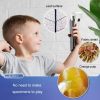 80X Children Mini Portable Microscope Student Antique Jewelry Identification Science Experiment Teaching Toy, Model: With Phone Clip - Image 8