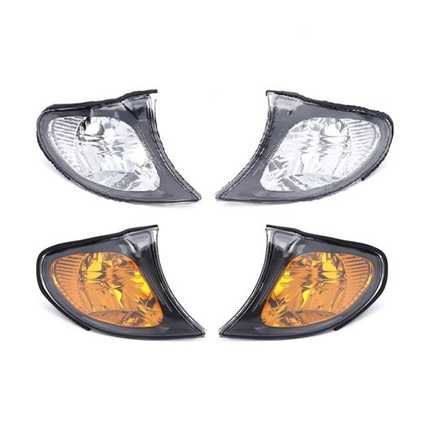 2002-2005 BMW 3 Series E46 Car Front Corner Parking Turn Signal Lights (Yellow Left OE 63137165859) - Image 2