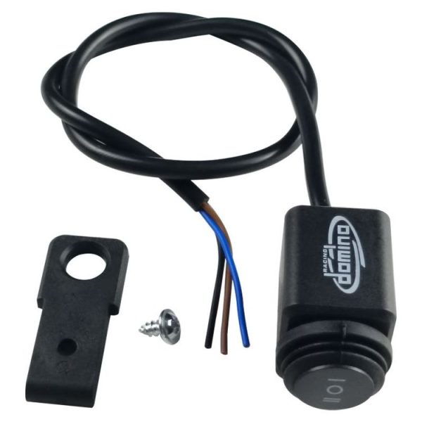 Domino Motorcycle Electric Bike Headlight Switch Rearview Mirror Modification Left / Right Universal Switch