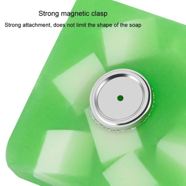 Stainless Steel Magnetic Soap Holder Bathroom Wall Mounted Drainage Nail Free Soap Rack, Model: Cone - Image 4