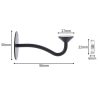 Bathroom Magnetic Soap Holder Non Punch Wall Mounted Stainless Steel Soap Holder (Black) - Image 2