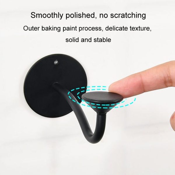 Bathroom Magnetic Soap Holder Non Punch Wall Mounted Stainless Steel Soap Holder (Black) - Image 4