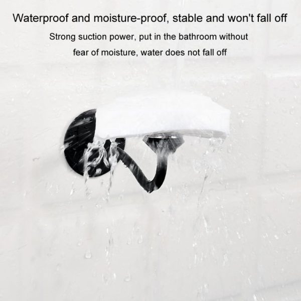 Bathroom Magnetic Soap Holder Non Punch Wall Mounted Stainless Steel Soap Holder (Black) - Image 5