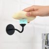 Bathroom Magnetic Soap Holder Non Punch Wall Mounted Stainless Steel Soap Holder (Black) - Image 8