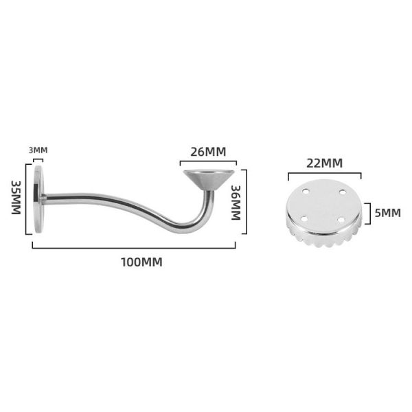 Bathroom Stainless Steel Magnetic Soap Holder Wall Mounted No Hole Soap Hanger (Nail-free Glue) - Image 2