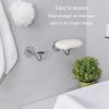 Bathroom Stainless Steel Magnetic Soap Holder Wall Mounted No Hole Soap Hanger (Nail-free Glue) - Image 4
