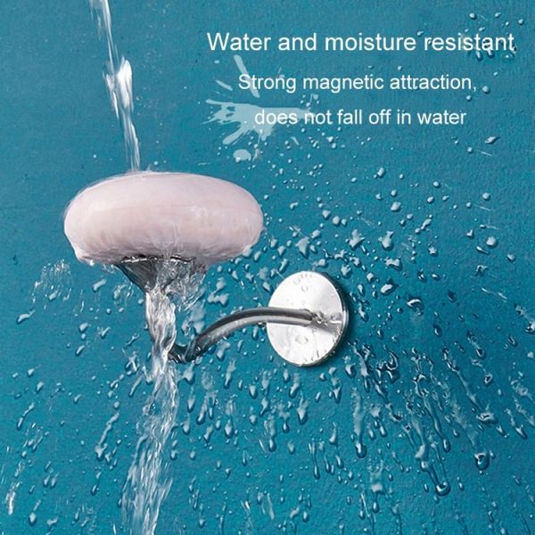 Bathroom Stainless Steel Magnetic Soap Holder Wall Mounted No Hole Soap Hanger (Nail-free Glue) - Image 6