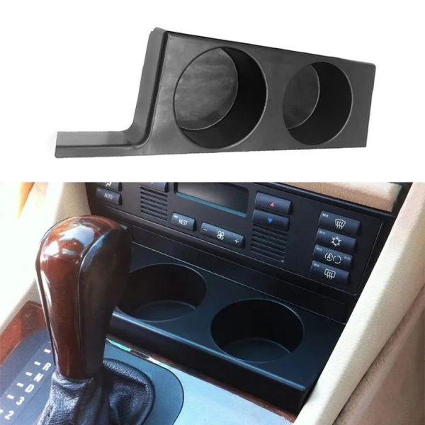 BMW 5 Series E39 / 528i / 530i / M5 Left-hand Drive Car Central Control Cup Holder, Color: Black - Image 5