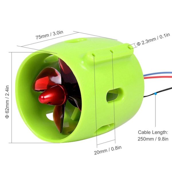 12-24V Ship Model Underwater Propeller Underwater Robot ROV Waterproof Brushless Motor (CW) - Image 3