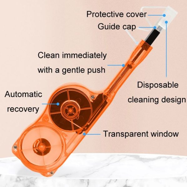 MPO / MTP Fiber Optic Cleaning Pen Optical Module Ferrule Endface Cleaner (Green) - Image 3