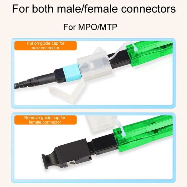 MPO / MTP Fiber Optic Cleaning Pen Optical Module Ferrule Endface Cleaner (Green) - Image 4