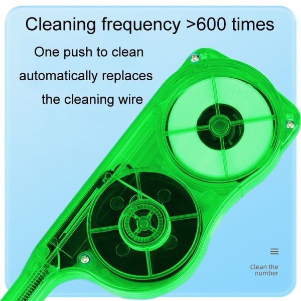 MPO / MTP Fiber Optic Cleaning Pen Optical Module Ferrule Endface Cleaner (Green) - Image 6