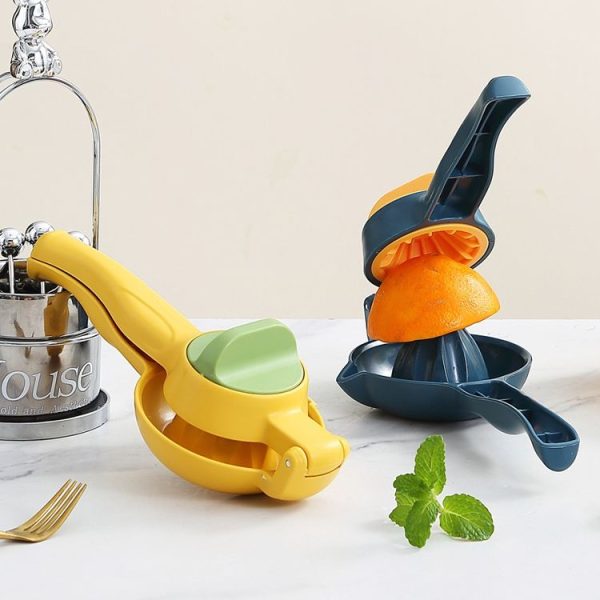 Household Manual Lemon Juicer Kitchen Folding Fruit Squeezer (Yellow) - Image 2