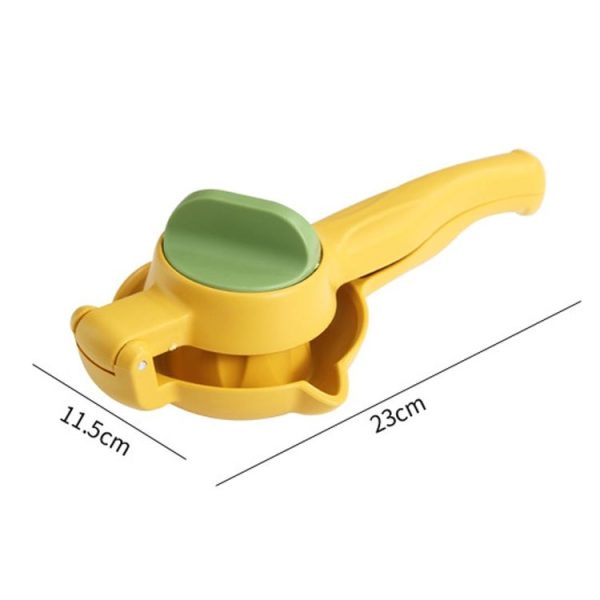 Household Manual Lemon Juicer Kitchen Folding Fruit Squeezer (Yellow) - Image 3