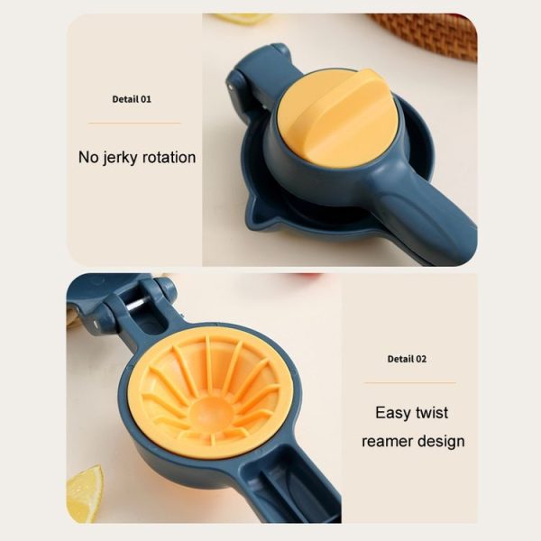 Household Manual Lemon Juicer Kitchen Folding Fruit Squeezer (Yellow) - Image 6