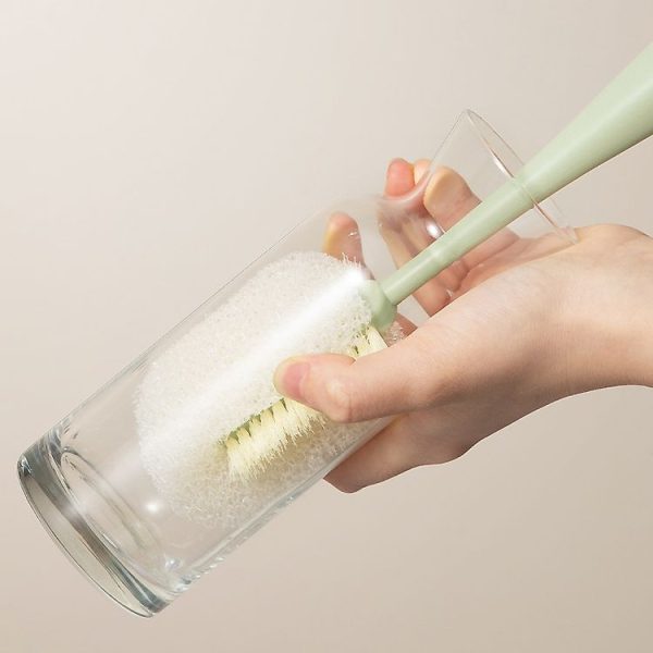 Long Handle Removable Sponge Mug Brush Household Cup Cleaning Brush (Green) - Image 10