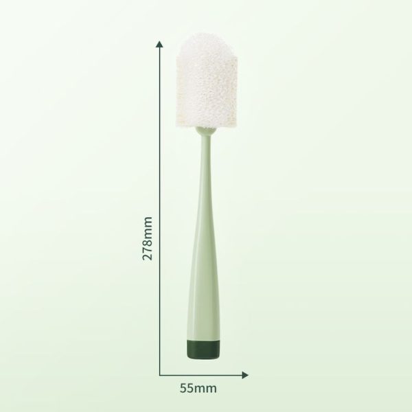 Long Handle Removable Sponge Mug Brush Household Cup Cleaning Brush (Green) - Image 3