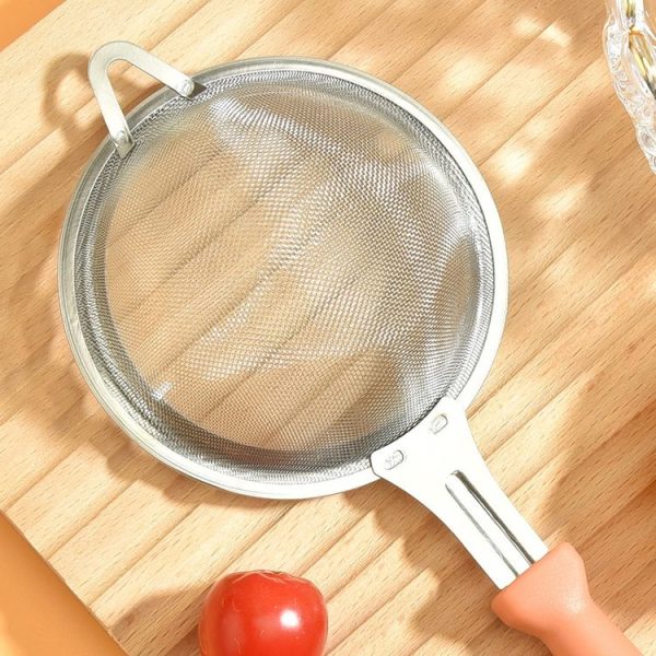 Household Stainless Steel Flour Sifter Kitchen Baking Filter Spoon (Blue) - Image 6