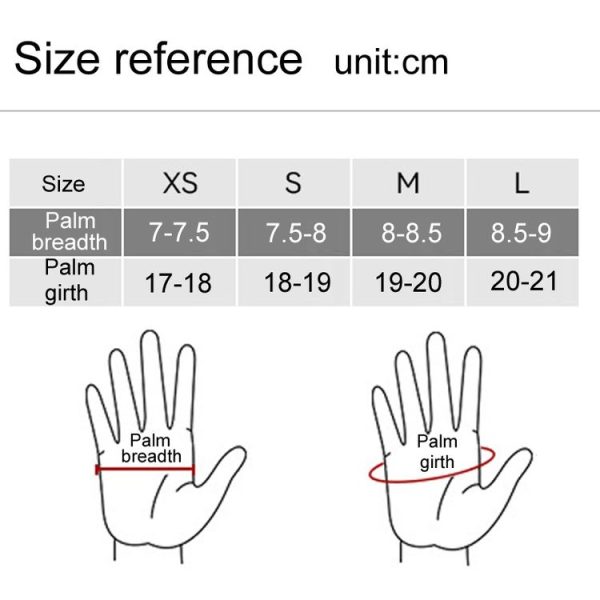 Winter Padded Ski Finger Gloves Outdoor Windproof Warm Sports Gloves, Size: XS (Light Purple) - Image 9