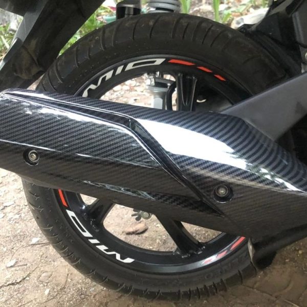 Motorcycle Modification Accessories Exhaust Pipe Anti-scald Cover (Black) - Image 4