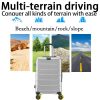 4pcs / Set Cuttable Trolley Caster Cases Universal Wheel Silent Noise Reducing Silicone Protective Covers (Black) - Image 7