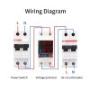 SINOTIMER SVP-718 40A Adjustable Self-resetting Intelligent Over-voltage and Under-voltage Protector 220V AC - Image 7