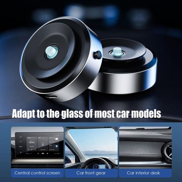 Car Suction Cup Dashboard Magnetic Support Bracket Cell Phone Navigation Mount (Black) - Image 5