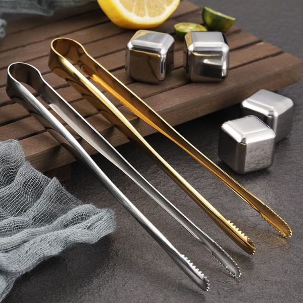 Household 304 Stainless Steel Barbecue Clip Kitchen Extended Food Holders, Model: 19cm Silver - Image 6