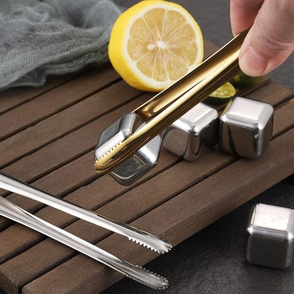 Household 304 Stainless Steel Barbecue Clip Kitchen Extended Food Holders, Model: 19cm Silver - Image 7
