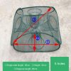 Automatic Folding Fishing Cage Square Fishing Net Shrimp Fishing Gear, Specification: 5 Holes - Image 2