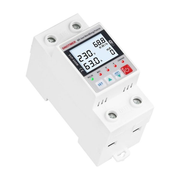 SINOTIMER SVP-688W-L TUYA APP WiFi Smart Circuit Breaker Over Under Voltage Protector - Image 3