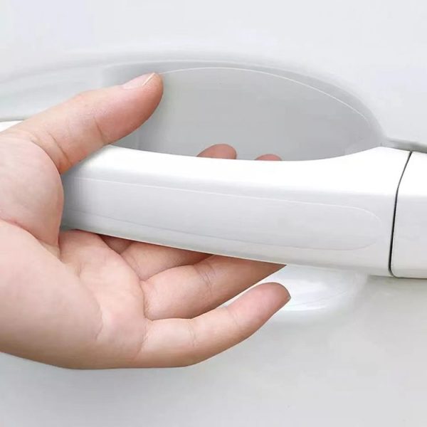 Car Door Handle Anti-scratch Protection Transparent Stickers Anti-collision Strips, Specifications: 4pcs Handle Bowl - Image 5