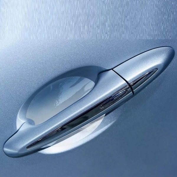 Car Door Handle Anti-scratch Protection Transparent Stickers Anti-collision Strips, Specifications: 4pcs Handle Bowl - Image 6
