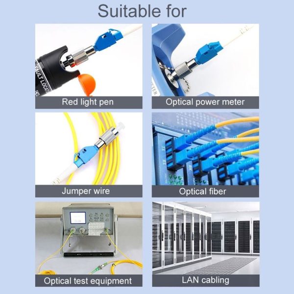 Fiber Optic Conversion Adaptor Patch Cords And Pigtails Square Connector, Specification: FC-LC - Image 8