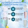Stanley Silicone Ice Compartment Large Capacity Ice Mould With Lid, Style: Snowflake Blue - Image 3