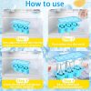 Stanley Silicone Ice Compartment Large Capacity Ice Mould With Lid, Style: Snowflake Blue - Image 7