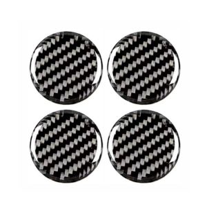 10pcs Car Modification Protection Keyhole Anti-Blocking Sticker (Carbon Fiber Black)