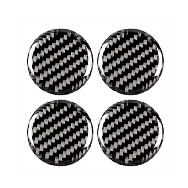 10pcs Car Modification Protection Keyhole Anti-Blocking Sticker (Carbon Fiber Black)