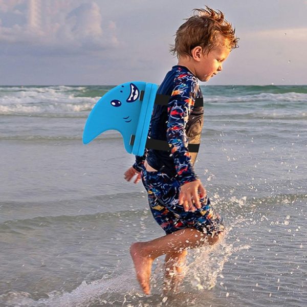Fins Dual Purpose Back Float Children Beginner Swimming Aid Float Plate Hitting Water Striker (Cartoon Pattern) - Image 6