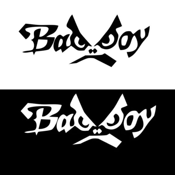 10pcs Bad Man Car Modification Sticker (Black) - Image 2