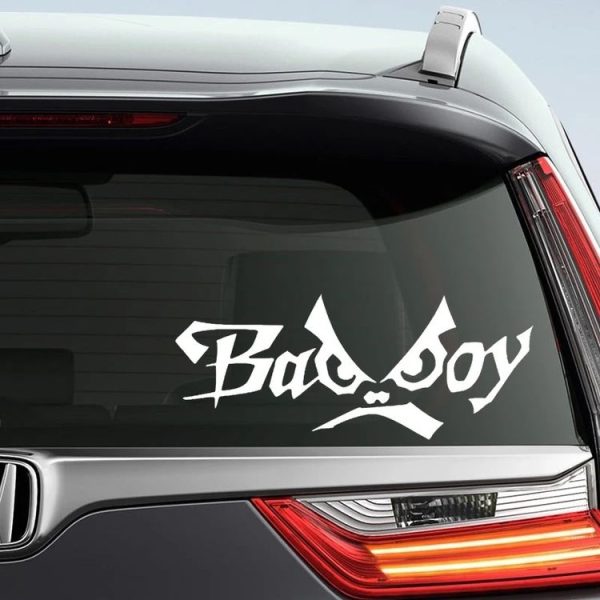 10pcs Bad Man Car Modification Sticker (Black) - Image 5