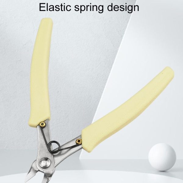 Stainless Steel Tip And Diagonal Cutting Pliers Nail Removing Drilling Cutters (White) - Image 7