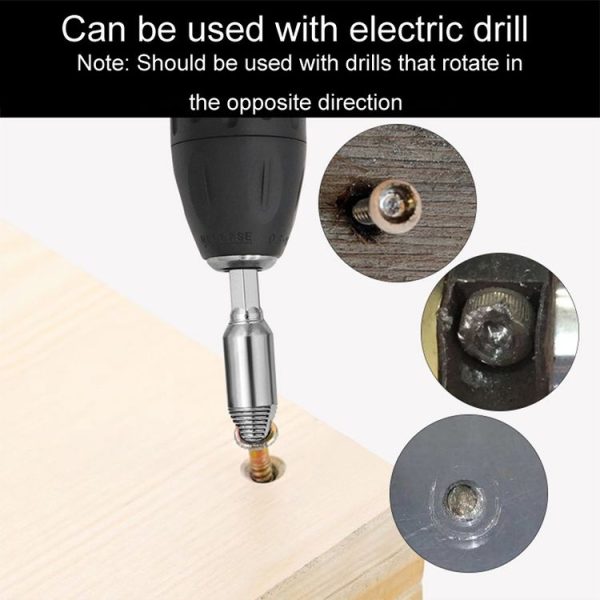 5pcs / Set Slide Thread Broken Screw Extractor Broken Screw Removal Tool With Storage Box - Image 7