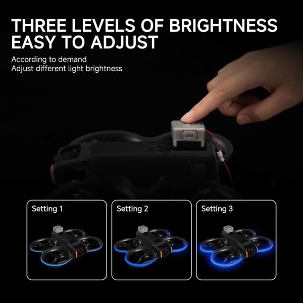 DJI Avata 2 RCSTQ Colorful Luminous Light Belt High Bright Tube Night Flight Warning Light Strip (Fluorescent) - Image 5