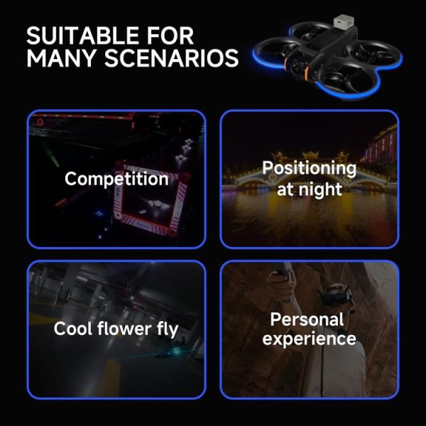 DJI Avata 2 RCSTQ Colorful Luminous Light Belt High Bright Tube Night Flight Warning Light Strip (Fluorescent) - Image 6