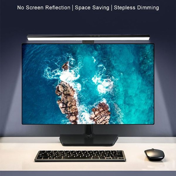 TB-30SA 33cm Timing Dimming Display Asymmetric Working Eye Care LED Desk Lamp Laptop Screen Hanging Light (Black) - Image 2